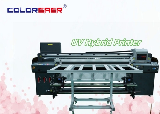 UV Hybrid Digital Printing Plotter Flatbed and Roll to Roll UV Hybrid Inkjet Printer Manufacturing