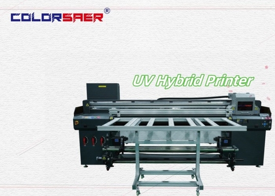 Flatbed And Roll To Roll UV Hybrid Printer With High-Resolution Output For Professional Signage And Advertising Material Production