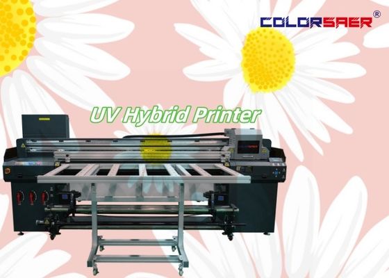 1.8m 6ft Width Roll To Roll And Flatbed UV Hybrid Printer Multicolor Color