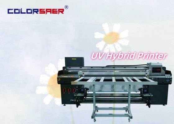 1.8m 6ft Width Roll To Roll And Flatbed UV Hybrid Printer Multicolor Color