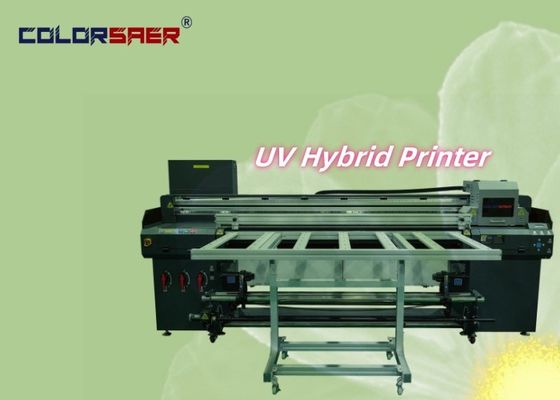 New Design 1.8m 6ft Roll To Roll And Flatbed UV Printer For Different Materials