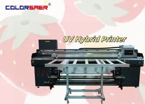 High Speed Automatic Flatbed And Roll To Roll UV Hybrid Ploter For Creative Signage Making