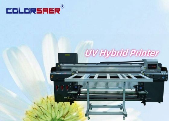 China Factory Good Quality UV Printing Machine Flatbed And Roll To Roll UV Hybrid Printer