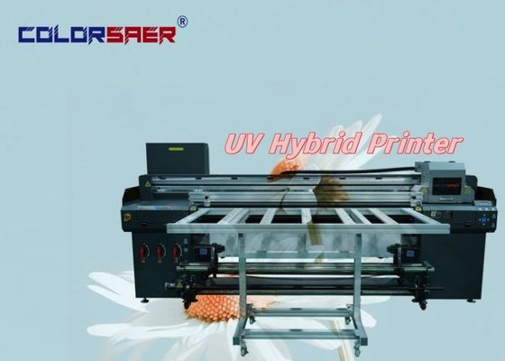 China Factory Good Quality UV Printing Machine Flatbed And Roll To Roll UV Hybrid Printer