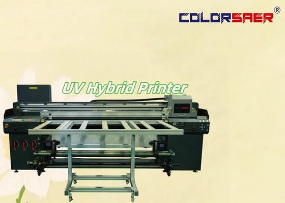 Roll To Roll And Flatbed Self-adhesive Sticker Printing Machine Transfer PET Film Hybrid UV Printer