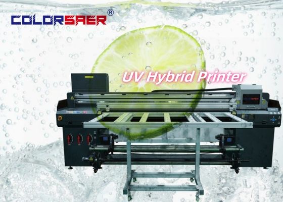 Factory Sale Automatic Digital UV Inkjet Plotter Flatbed And Roll To Roll UV Hybrid Printer