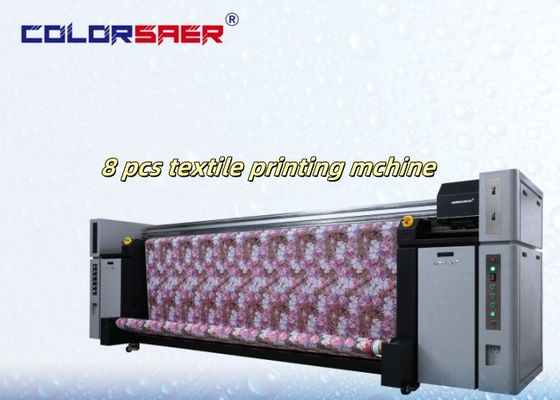 High Efficiency Digital Flag Banner Machine Large Format 3.2m Inkjet Printer 8pcs I3200 Durable Sublimation Dye Ink Printer