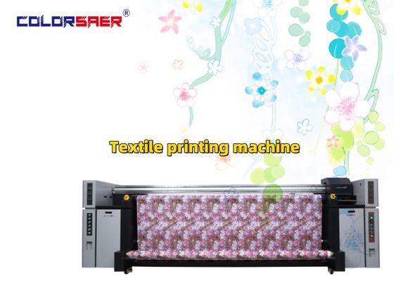 High Accuracy Digital Textile Printing System For Cotton & Polyester Fabric With Pigment And Sublimation Ink