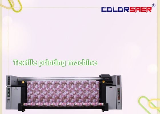 Color SAER All In One 8 Pcs I3200 Head Inkjet Printers Roll To Roll Fabric Printing Machine