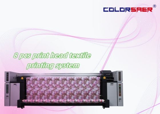 Leading Printer Manufacturer 8 pcs Print Head Direct to Cotton Fabric Printing Machine