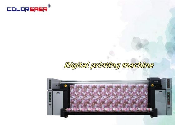 Wear-resistant High-powered I3200A1 8 Head 3200mm All In One Flag Cloth Fabric Digital Textile Fabric Printing Machine
