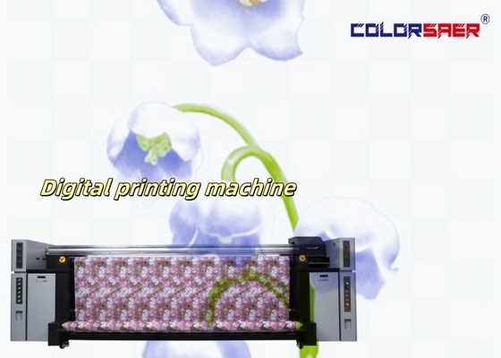 Direct Printing on Polyester and Cotton Printer With 8 pcs Head Professional Print on Roll Fabric Machines