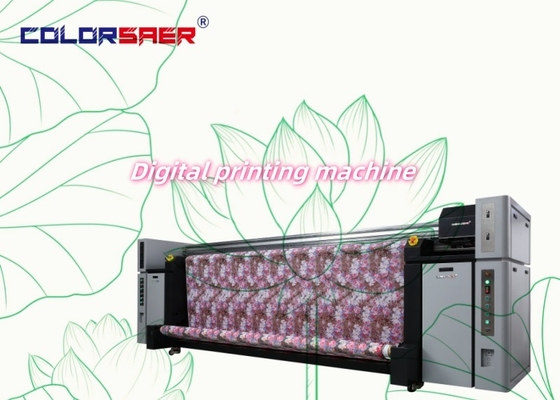 Direct Printing on Polyester and Cotton Printer With 8 pcs Head Professional Print on Roll Fabric Machines
