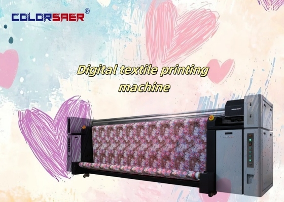SAER 3.2m Digital Fabric Printer with 8 Epson Heads CMYK