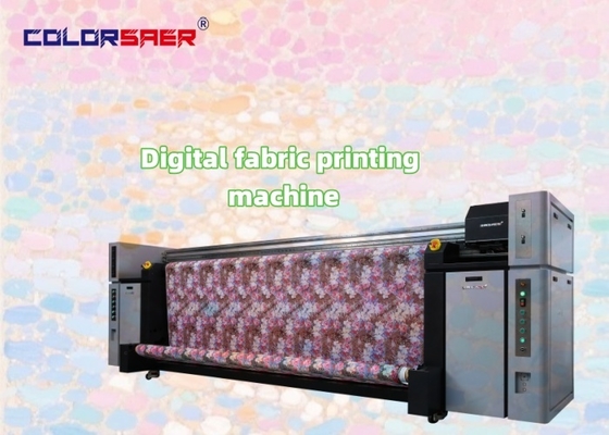 SAER 3.2m Digital Fabric Printer with 8 Epson Heads CMYK