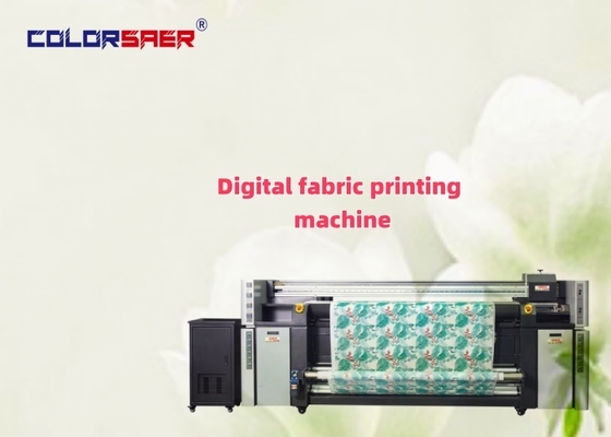 Roll to Roll Digital Fabric Sublimation Printer I3200 Automatic Textile Printing System