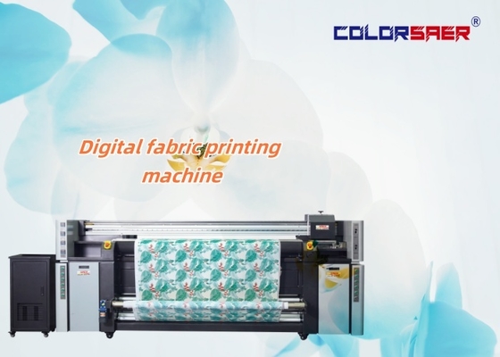 Color SAER Large Format Printer  Digital Textile Sublimation Fabric Cloth Printing Machines