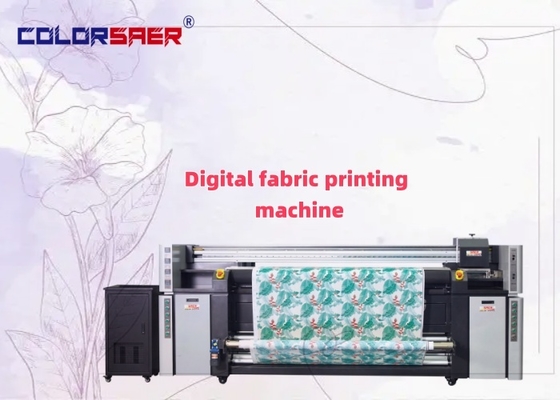 COLOR SAER Large Format Roll to Roll Polyester & Cotton Textile Printing System Fabric Plotter