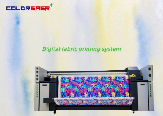 Color SAER 4 colors & 8 colors Textile printing system digital roll to roll fabric plotter for cotton & polyester