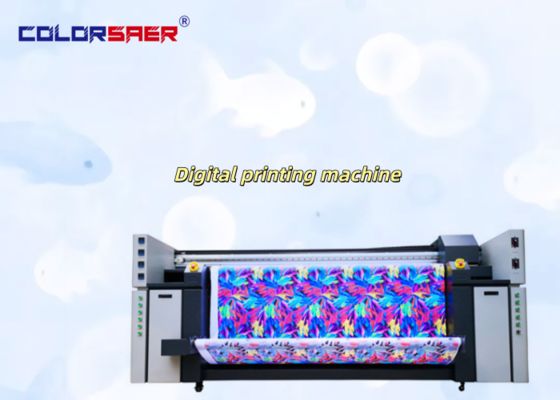 Color SAER Quality Assurance Inkjet Plotter 4 & 8 Color Textile Printing Machine for Polyester and Cotton Fabric