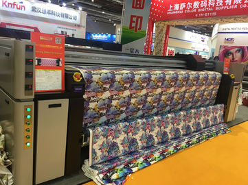 Large Size High Resolution Inkjet Textile Printing Machine With Automatic Feeding System