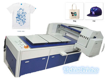 Three Station Design Digital Garment Printer With High Resolution 1200 * 1800 DPI