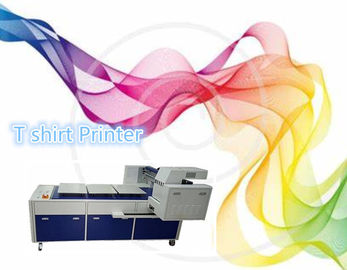 Automatic Direct To Garment Printer Flatbed Printer For Light / Dark Color Clothing