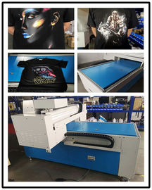 Automatic Direct To Garment Printer Flatbed Printer For Light / Dark Color Clothing