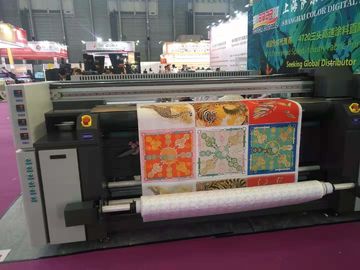 2.0m Polyester Fabric Plotter T Shirt Printing Equipment 23 SQM/H Print Speed