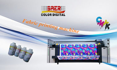 3.5kw Heater Power Fabric Plotter / Cotton Fabric Printing Machine Large Format Size