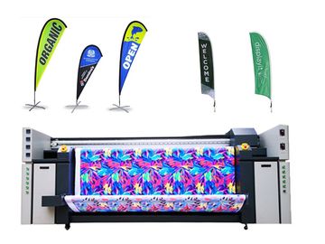 Voltage 380V Continuous Inkjet Printer Flag Printing System 6500W Gross Power