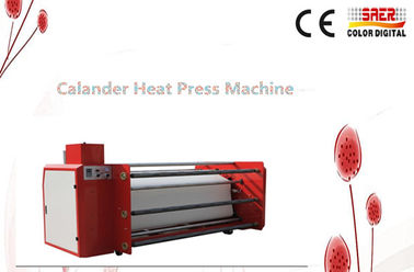 Three Phase Heat Press Transfer Machine 600mm Roll Diameter 36kw Power