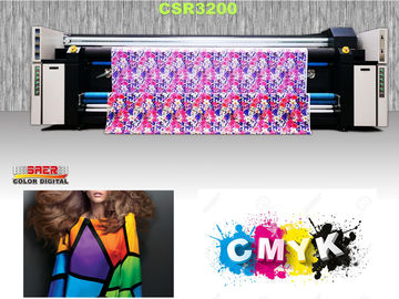 3.2m Cloth Printing Machine For Cotton / Polyester With Three Epson 4720 Heads