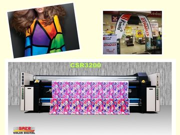 Dual Cmyk Pigment Ink Fabric Printer Machine Inkjet Printer 1800DPI Max Resolution