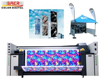 Piezo Dual CMYK 6500W Flag Continuous Inkjet Printer