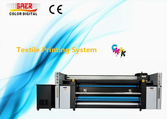 CMYK Color 3 Pieces Head Sublimation Fabric Plotter