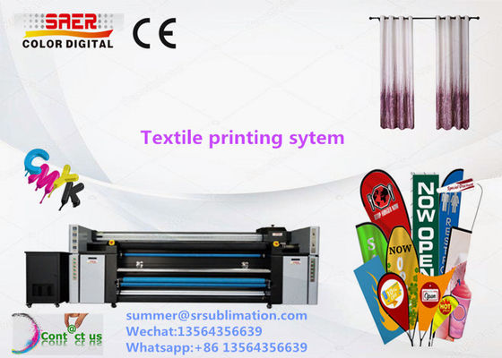 4 heads Sublimation Fabric Plotter 3.5kw Digital Textile Printing Machine