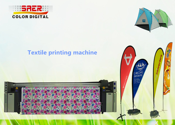 Computer Control Cotton Roll To Roll Fabric Printer 360dpi