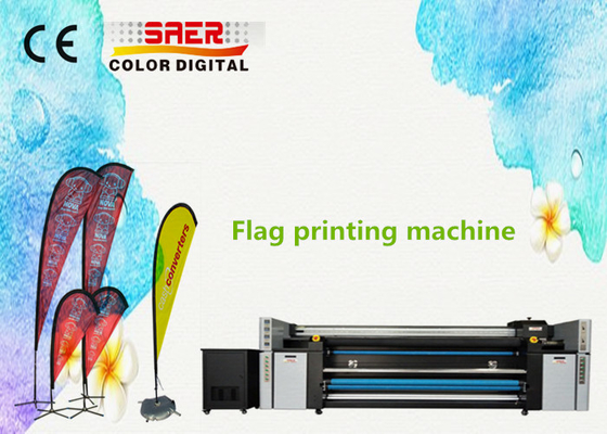 CMYK Large Format Textile Printer 1800dpi Automatic Feeding