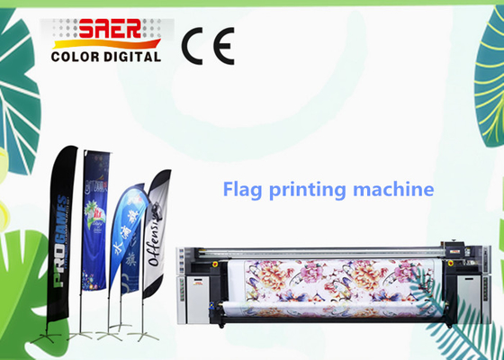 Dual CMYK Dye Textile Sublimation Inkjet Printer Large Format