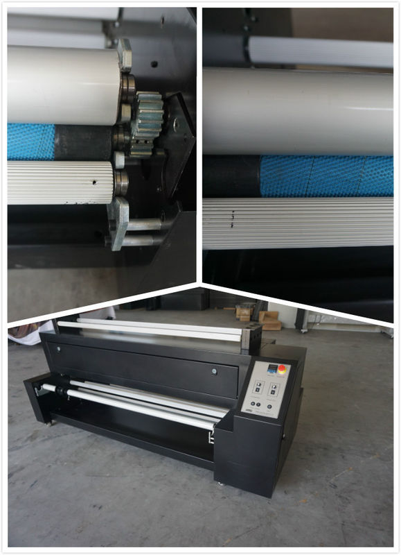 1.8m Heater Transfer Sublimation Dryer Machine For Double Side Polyester Fabric