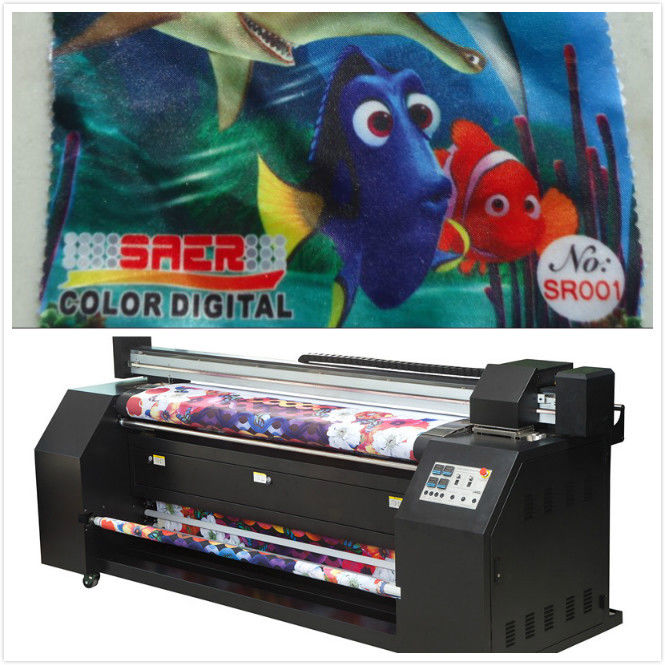 5.5KW Digital Fabric Printing Machine For Fabric Sublimation Outdoor Banner Printing