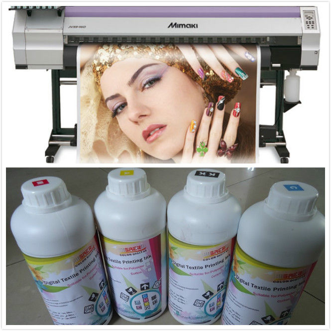 Dye Sublimation Mimaki Textile Printer Machine Water Based Ink Dual KCMY