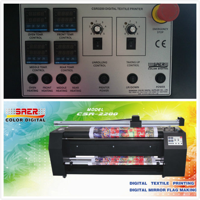 CSR2200 Custom Made Digital Textile Printing Machine Pigment Ink