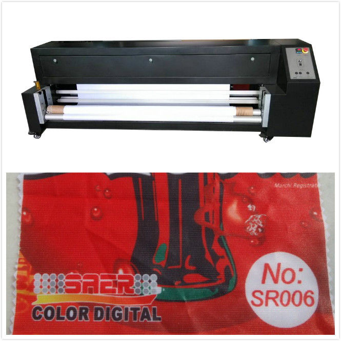 SR1800 Custom Made Flags Dye Sublimation Machine Fixation Color