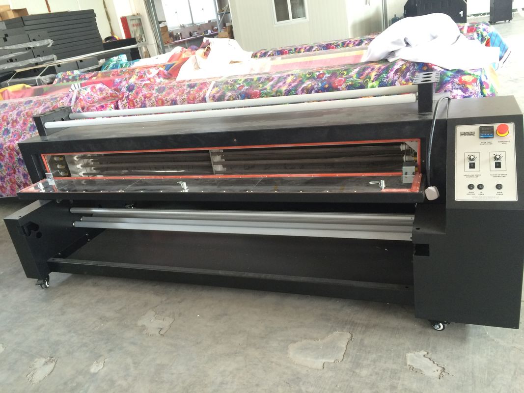 Automotic Fabric Printing Oven Working Together With Piezo Printer