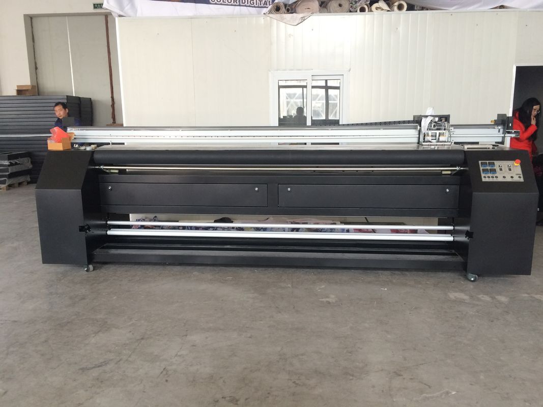 Large Format Fabric Plotter With Heater For Outdoor Mirror Flag Making