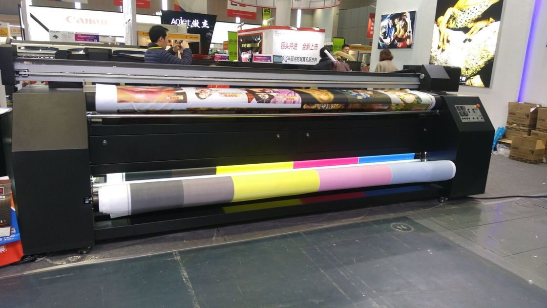 Digital Fabric Plotter Piezo Printing Machine Roll To Roll Multicolor