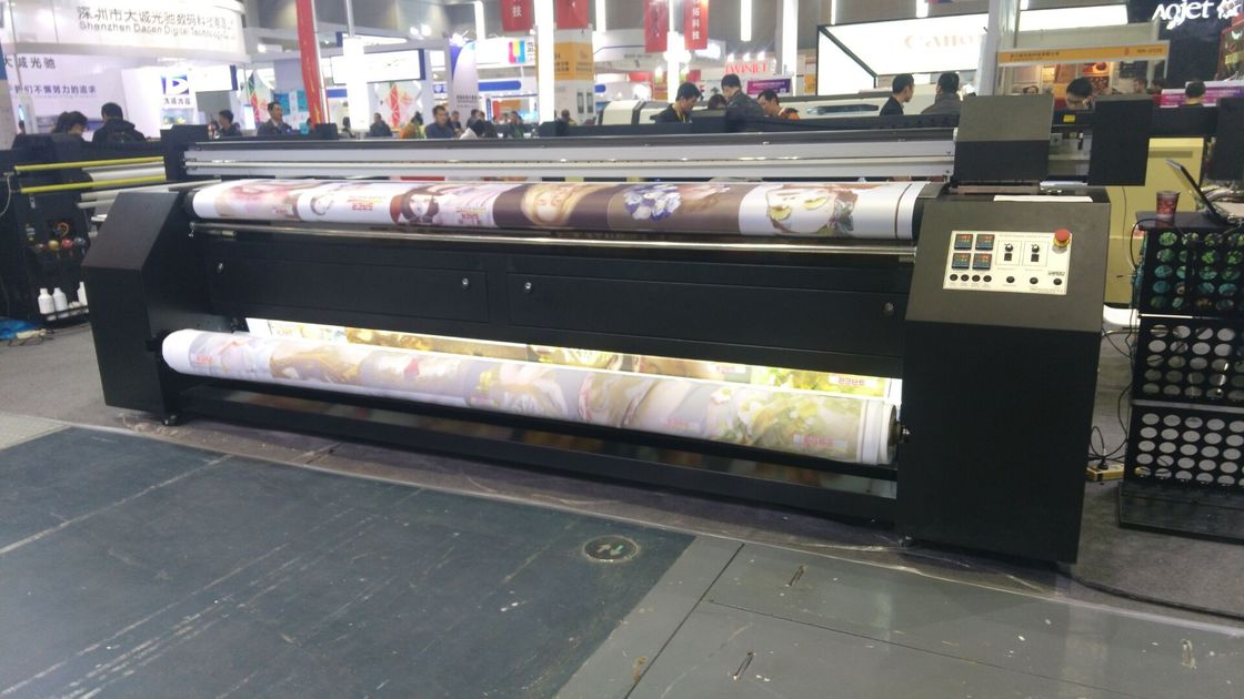 Sublimation Satin Fabric Banner Printing Machine Digital Warp Knitted