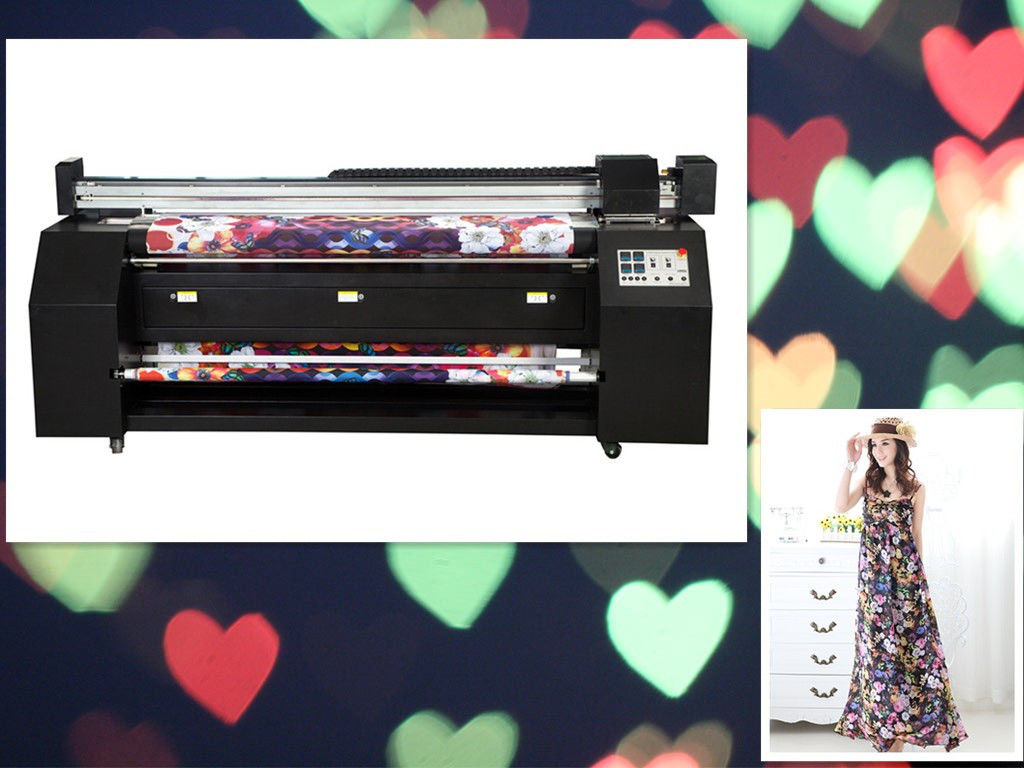 No Pinch Roller Digital Textile Printing Equipment For Poster / Garment